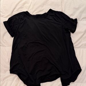 lululemon athletica Classic Black Short Sleeve Tee